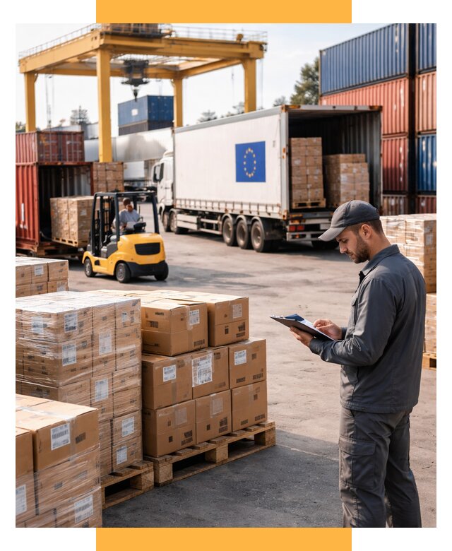 Доставка грузов из Европы от 12133 р., логистика СетСервис-Срд