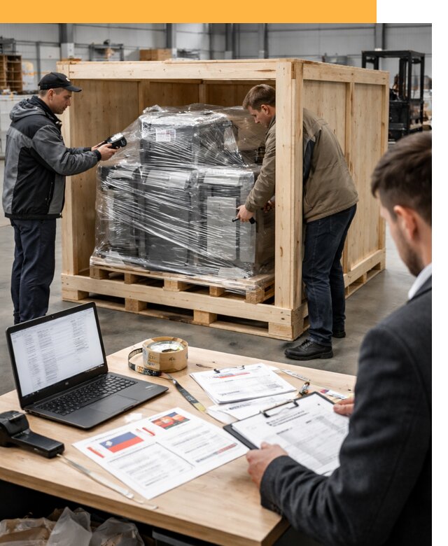 Доставка промышленного оборудования из США от 65722 руб