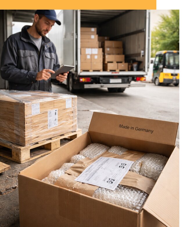 Доставка грузов из Германии от 45500 руб с таможенным оформлением