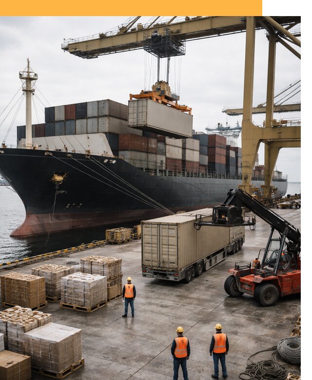 Морские перевозки из Индии: доставка FCL/LCL, таможня от 121332