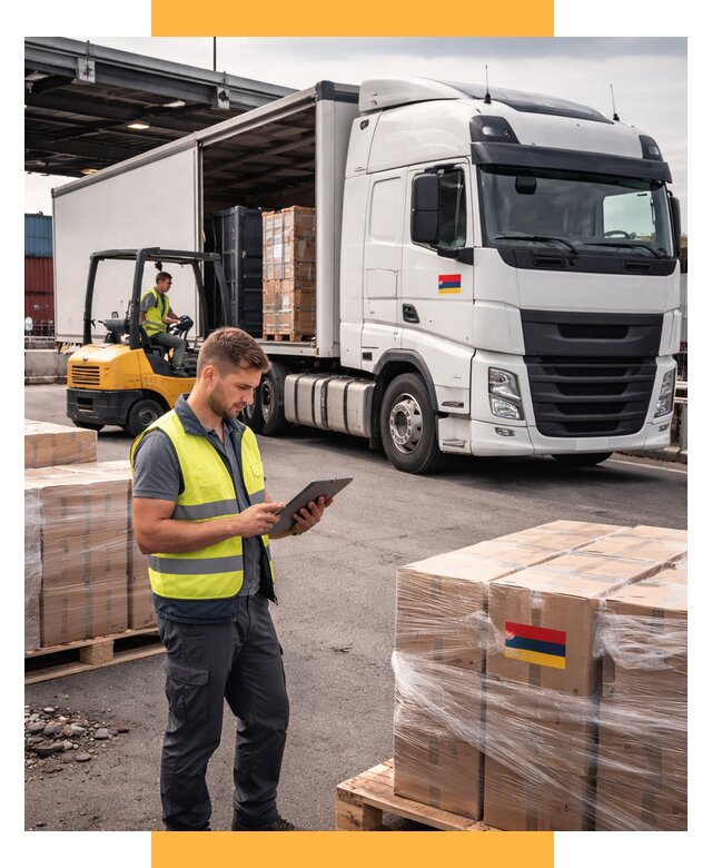 Автоперевозки из Армении от 96055 р. — услуги СетСервис-Срд