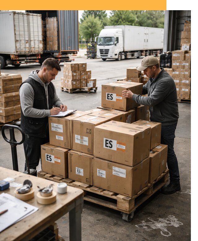 Доставка грузов в Испанию автотранспортом от 35389 руб