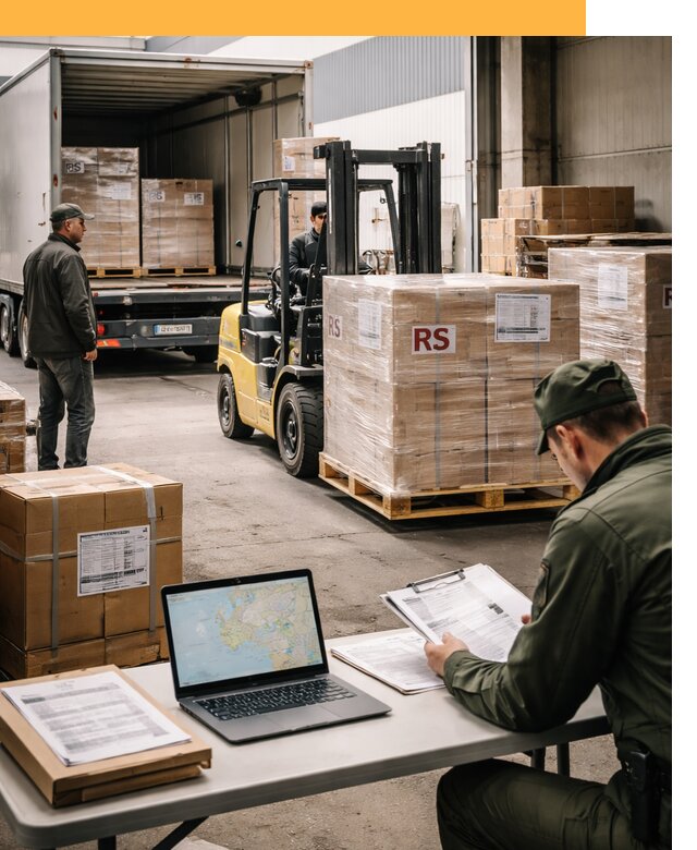 Доставка грузов в Сербию от 45500 руб, международные перевозки