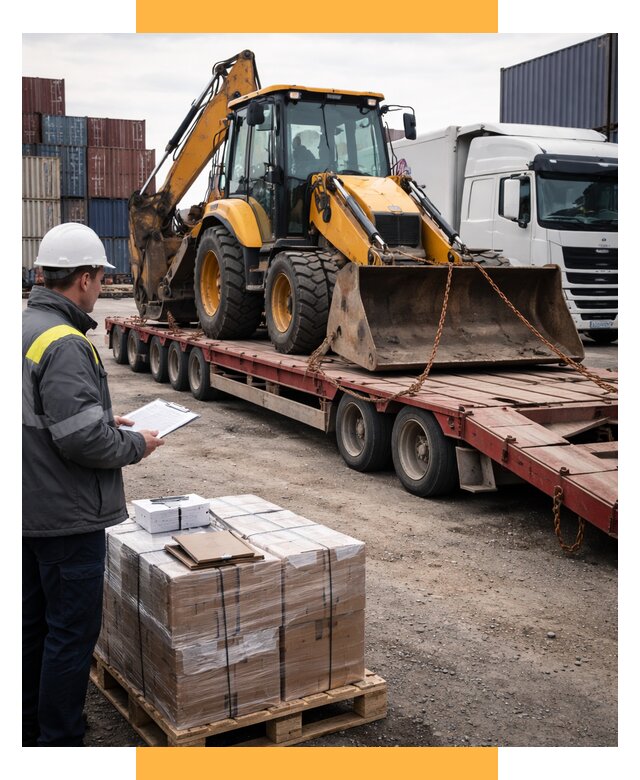 Международная перевозка спецтехники от 45500 р., СетСервис-Срд