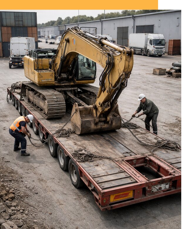 Перевозка спецтехники по России и миру от 45500 руб