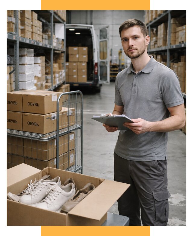 Доставка обуви из Китая и Турции от 4550 р. СетСервис-Срд