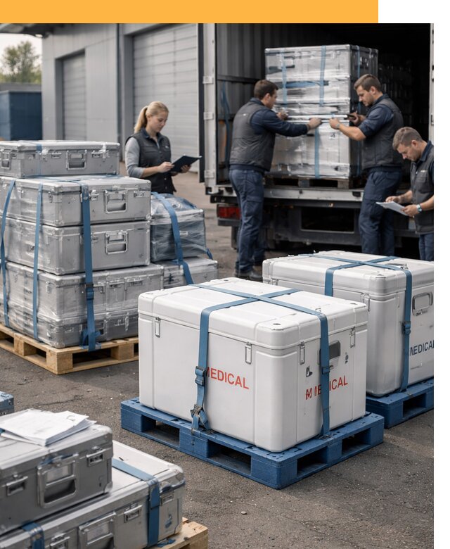 Перевозка медицинского оборудования по всему миру от 15167 руб