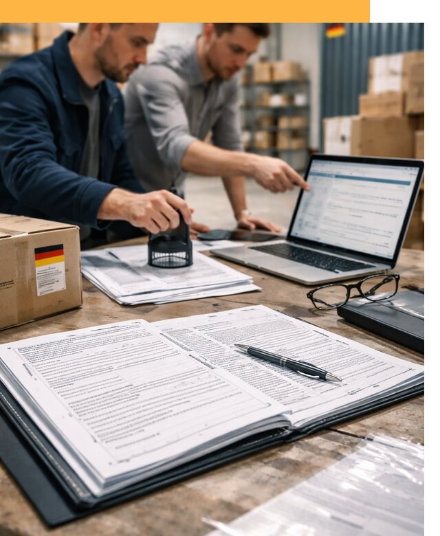 Таможенное оформление грузов из Германии от 9100 руб.