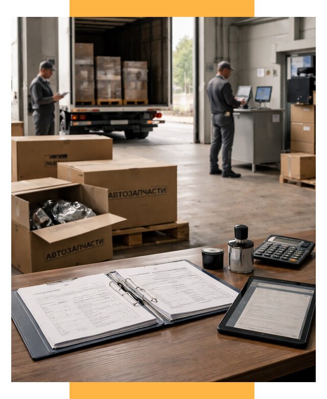 Таможенное оформление автозапчастей под ключ от 8594 р., СетСервис-Срд