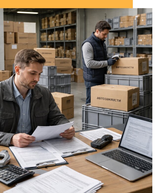Таможенное оформление автозапчастей по выгодным тарифам от 8594