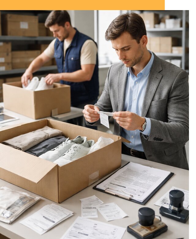 Таможенное оформление одежды и обуви по выгодной цене от 6572 руб