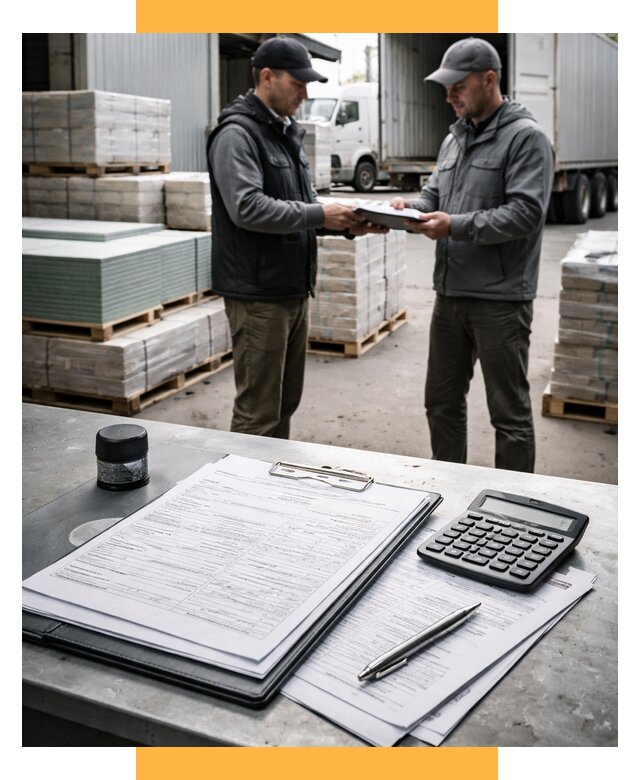 Таможенное оформление стройматериалов от 8594 р. | СетСервис-Срд